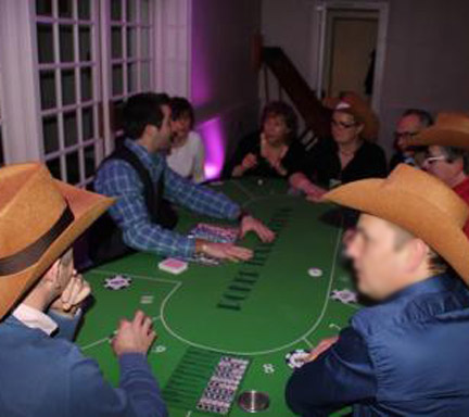 Soirée Poker western animation
