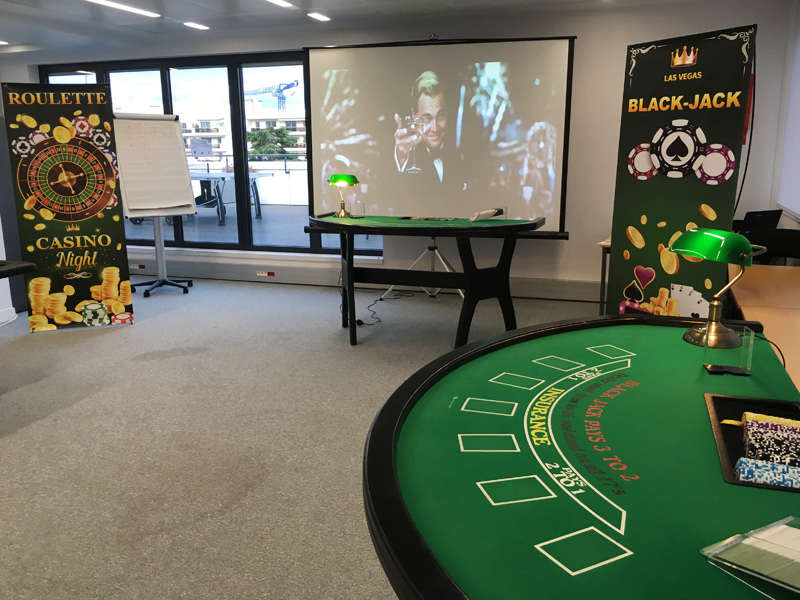 Animation tables casino INTM Levallois