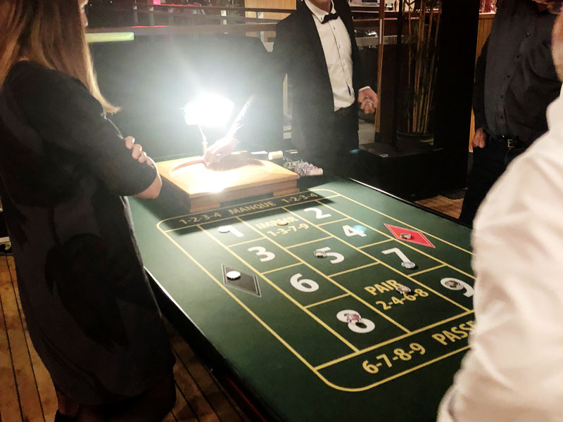 Casino factice pour soirée entreprise à Deauville