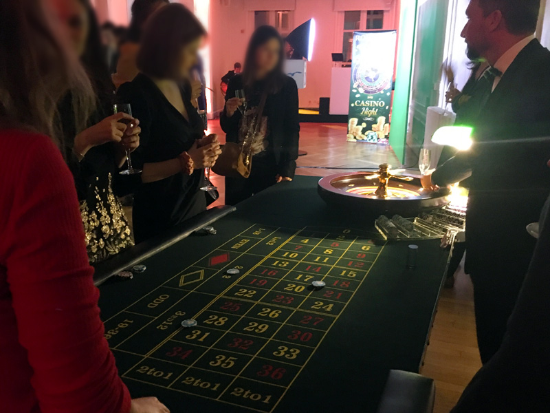 Soirée casino entreprise au pavillon Presbourg Paris