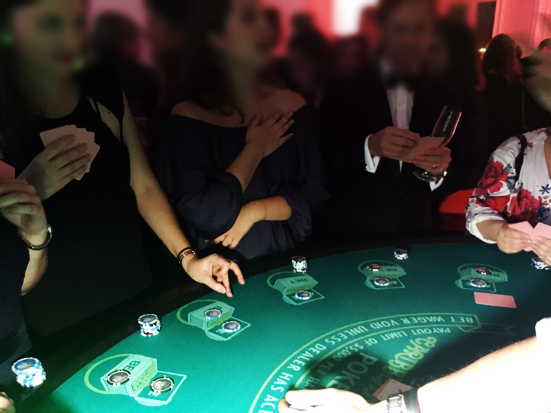 Soirée casino entreprise au pavillon Presbourg Paris